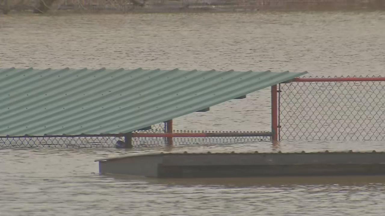 Billy Herman Ballpark New Albany Flooding Again - 2-12-19